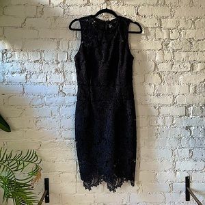 Ax Paris Black Lace Dress
